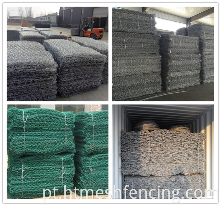 Caixa Gabion barata galvanizou 1x1x1 Gabion Baskets Mesh Preço